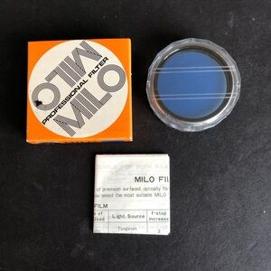 Milo 49mm 80B Camera Blue Lens Filter Japan New